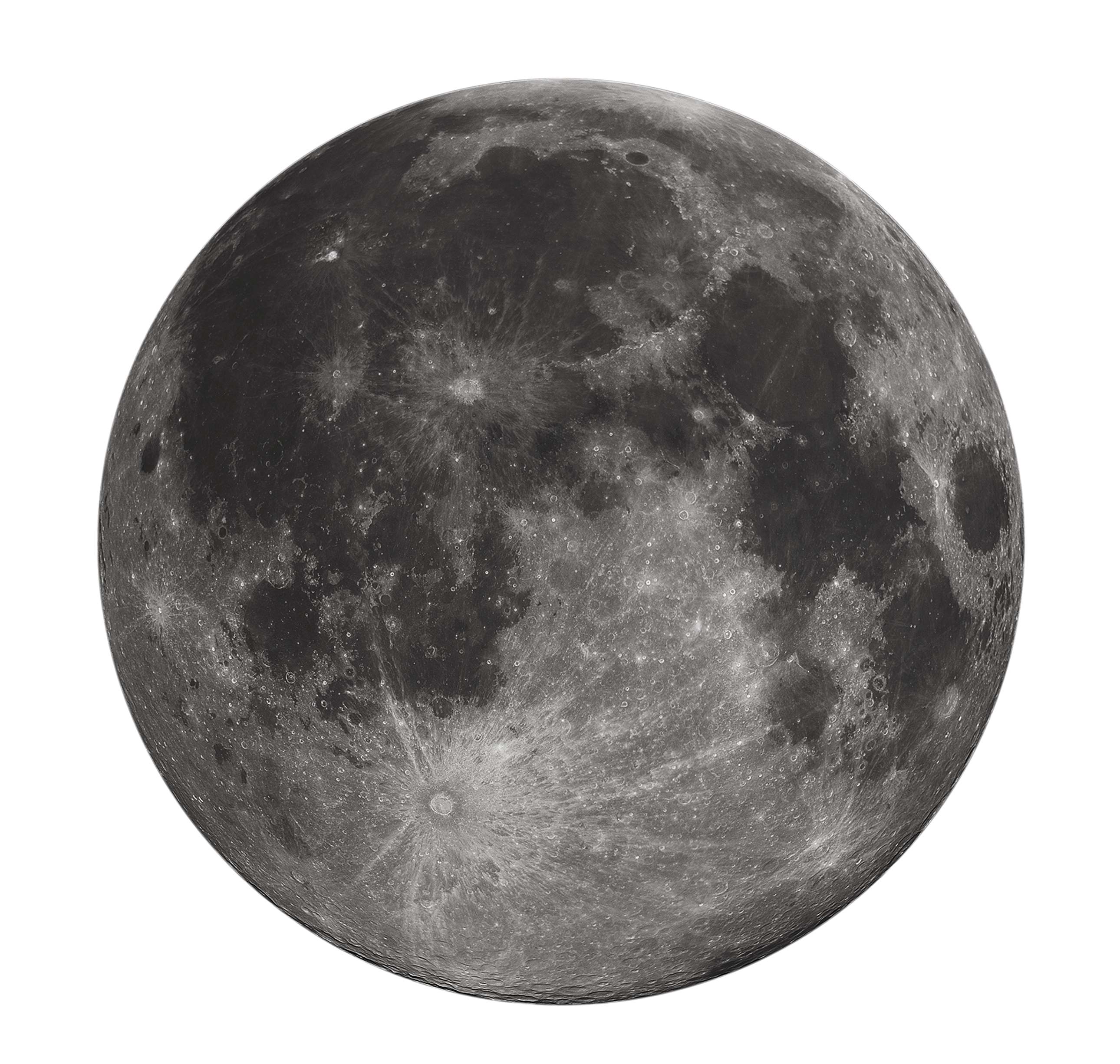 The Moon Transparent